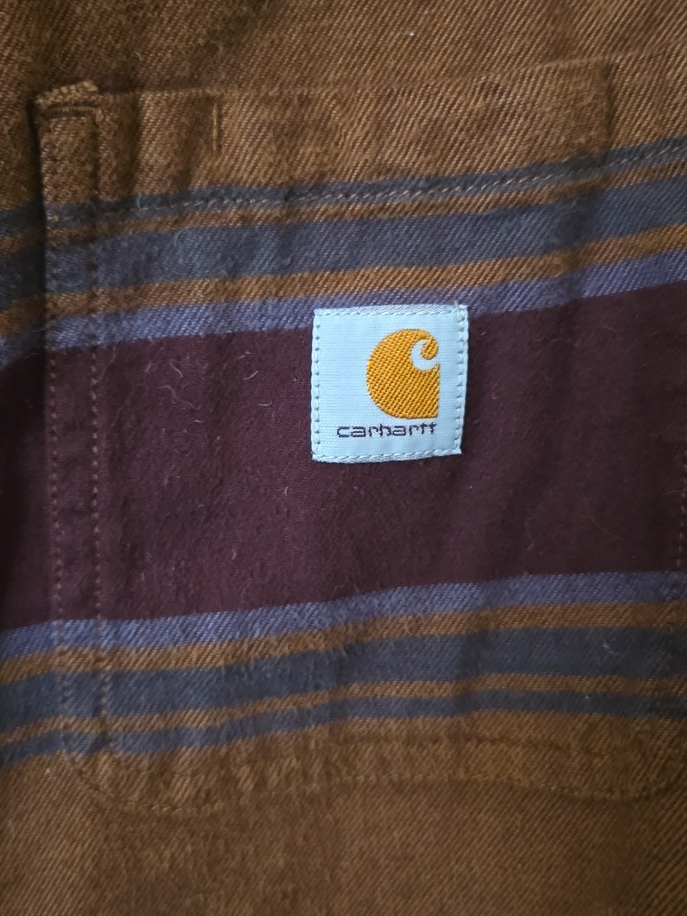 Carhartt Rugged Flex Loose Fit Flannel Work Shirt - Picture 5 of 10